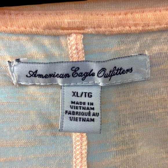 American Eagle Outfitters Peach Short Sleeve Tee - Picture 2 of 5